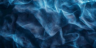 蓝色褶皱纹理梦幻背景