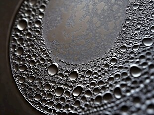 水滴特写 晶莹剔透的微观世界