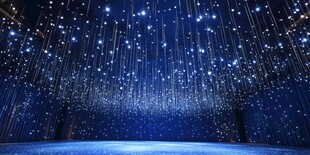 梦幻星空艺术装置场景