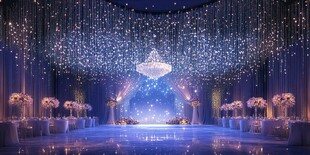 梦幻星空系浪漫婚礼场景