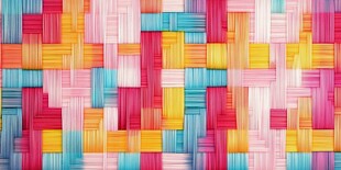 多彩编织纹理图案