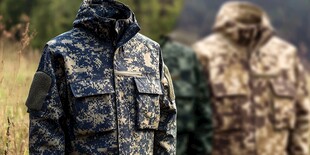 多款迷彩户外冲锋衣展示