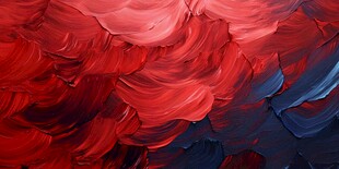 红色笔触抽象艺术纹理