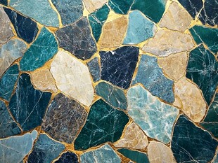 多彩碎拼大理石纹理图案