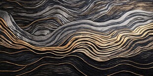 抽象波纹艺术墙面装饰