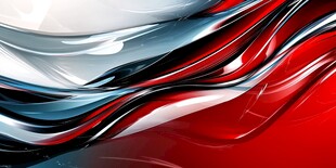 红银流动线条炫酷背景