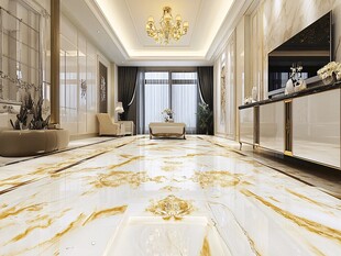 奢华大理石客厅室内风光