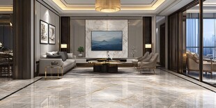 现代奢华客厅室内装饰展示