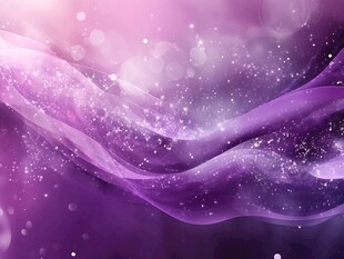 梦幻紫色飘带背景特效