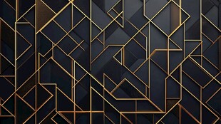 黑金几何图案背景设计