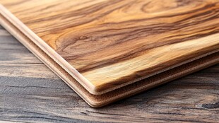 木质砧板特写