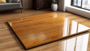 实木光泽地板尽显家居质感