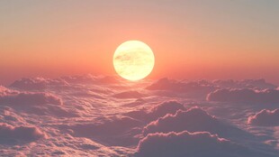 云海之上的壮丽日出