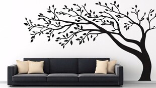 简约树影沙发背景墙装饰