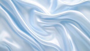 轻柔淡蓝丝绸纹理背景