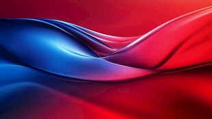 红蓝渐变流体动感背景图