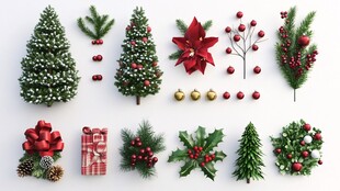 圣诞装饰素材展示
