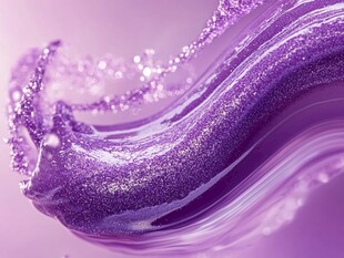 梦幻紫闪流体艺术效果