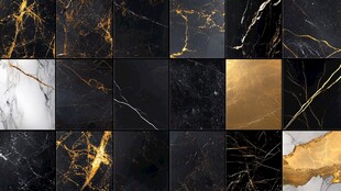 黑金大理石纹理素材集合