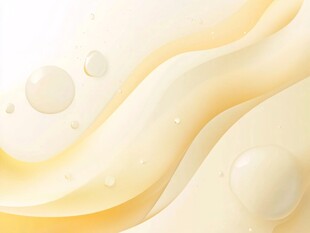 丝滑奶液波纹与气泡