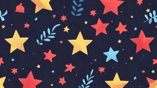 梦幻星星图案背景