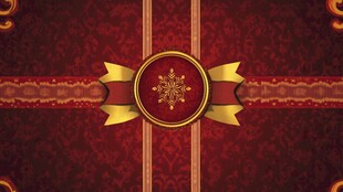 红金典雅花纹装饰背景图