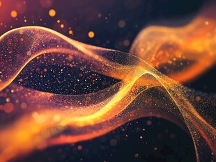 流动光效粒子炫彩背景图