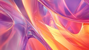 梦幻绚丽流体艺术背景图