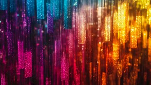 梦幻炫彩光影背景图