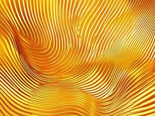 金色波纹动感抽象背景图