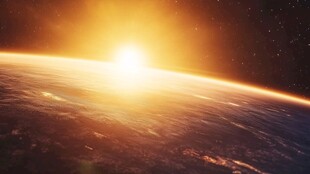 日出地球 浩瀚宇宙美景