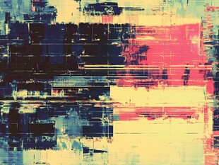 复古故障风抽象艺术背景