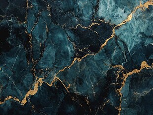 墨绿金纹大理石纹理图案