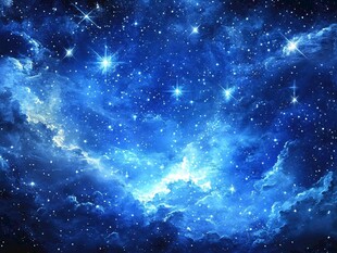 梦幻星空宇宙浪漫图景