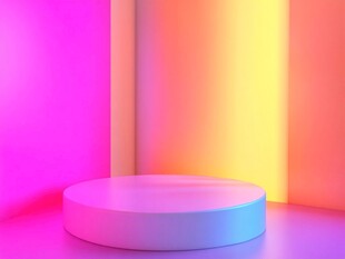 炫彩几何空间展示台