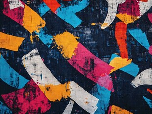 抽象多彩涂鸦艺术背景图