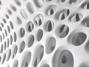 白色多孔结构纹理图案