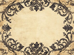复古欧式花纹边框背景图