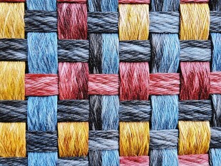 多彩编织纹理图案