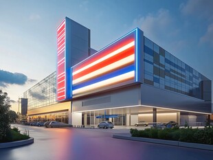 现代风格商业大楼外观