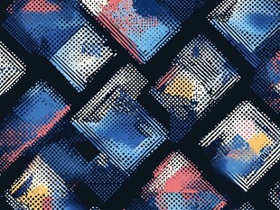 几何拼色抽象图案纹理