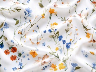 碎花布料 清新自然花卉图案