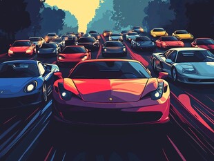 跑车齐聚 开启速度盛宴