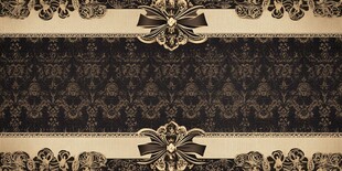 复古华丽花纹装饰背景图