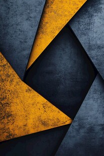 几何撞色金属质感背景图