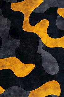 黄黑灰迷彩图案纹理背景