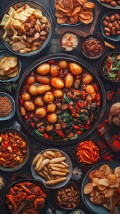 丰富多样的中式美味小吃