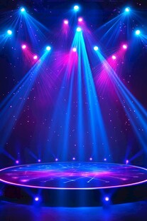 梦幻绚丽舞台灯光秀