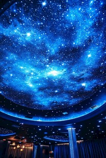 梦幻星空穹顶室内美景