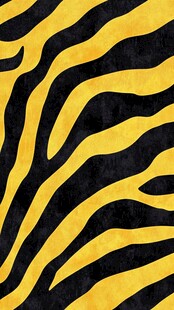 黄黑相间斑马纹图案背景